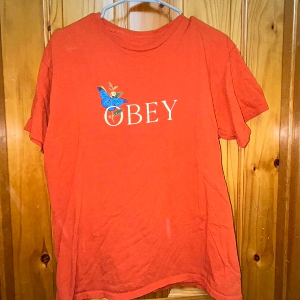 Obey Vibrant Orange Tee